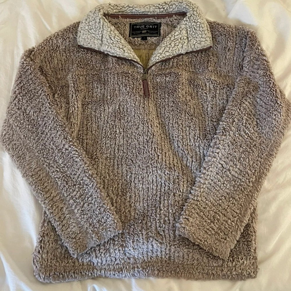 True Grit Fluffy Corduroy Coat Jacket